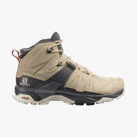 Buty Trekkingowe Damskie Salomon X ULTRA 4 MID GORE-TEX Brązowe - PL 0-KPTX